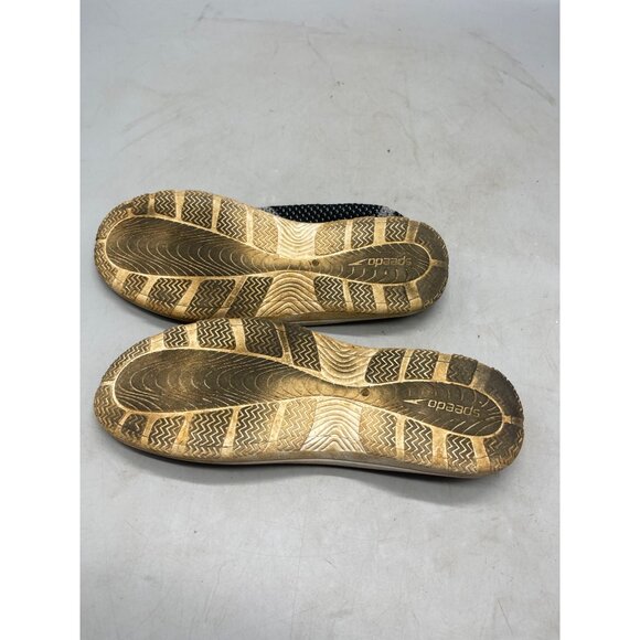 Speedo Mesh Water Shoes black gray pull on size 7/8 M READ - Picture 4 of 6